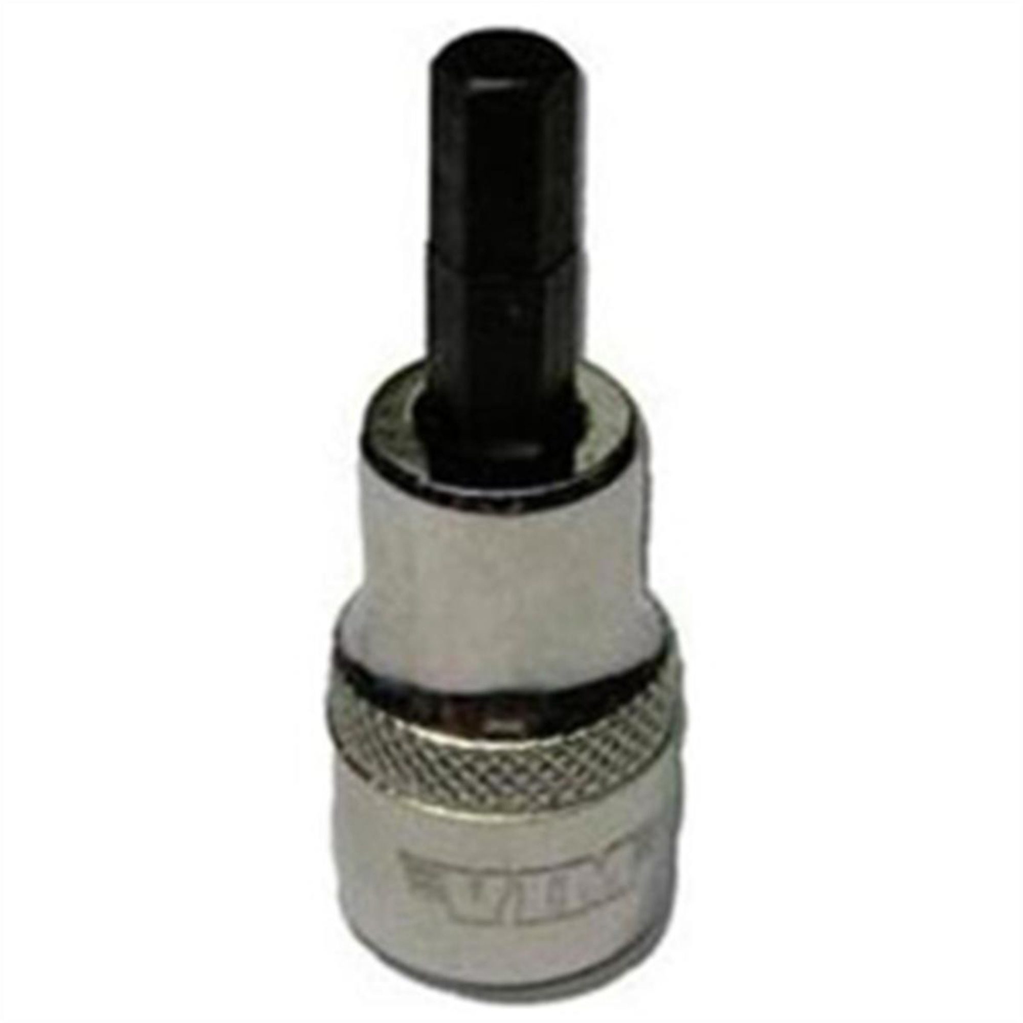 VIM Tools Hex Bit — 6mm, Satin Chrome, 3/8in. Square Drive, Model# VIMHMS-6MM